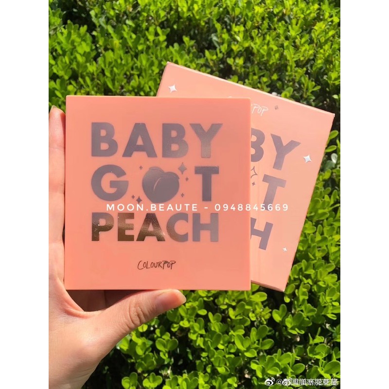 [BILL US] Phấn mắt Colourpop Baby got Peach 9 ô tông hồng cực đẹp