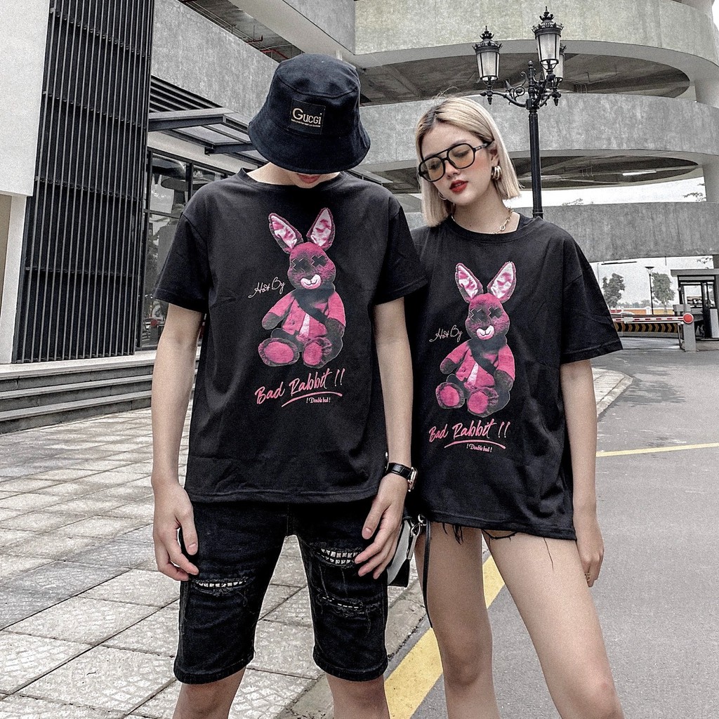 Áo Phông Rộng Dáng Unisex Cho Cả Nam Và Nữ - Áo Thun Thiết Kế In 5D - Chất Vải Cotton Cao Cấp Dày Dặn Mặc Cực Thích T6