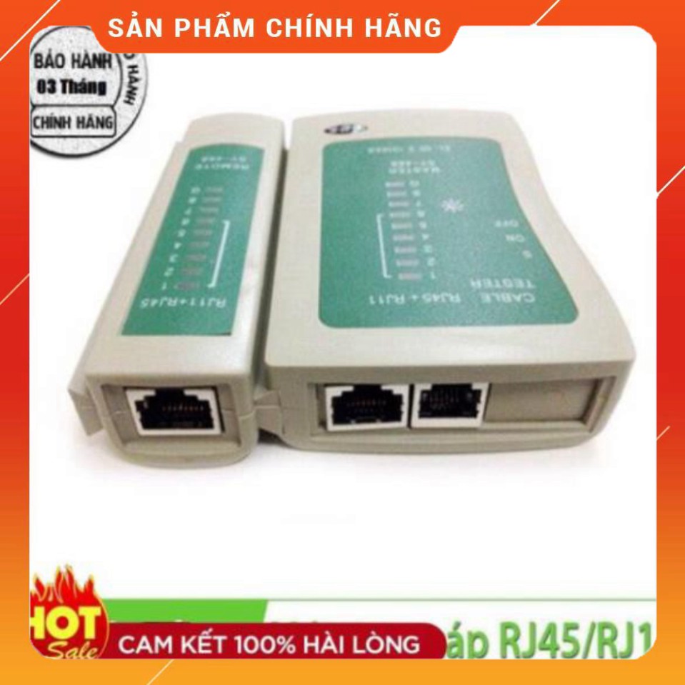 (Chính Hãng) [Chính Hãng] Hộp test mạng đa năng RJ11 kèm pin-hộp test tốc độ mạng lan internet wifi