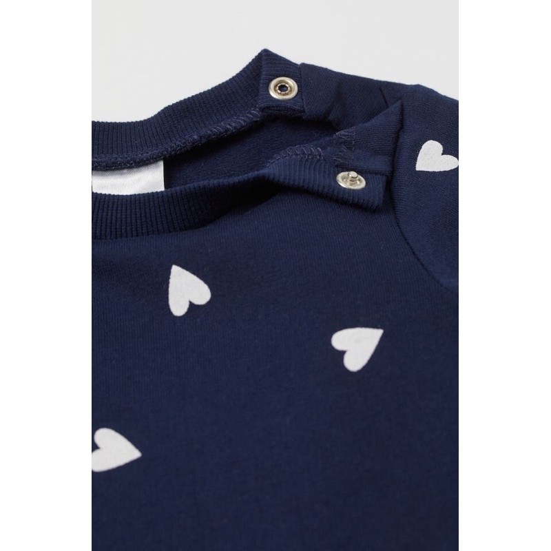 [KIDDO] Váy xanh navy tym trắng cho bé gái , nhãn hiệu H&amp;M UK