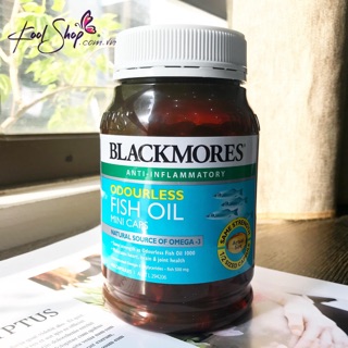 [Vỏ hộp đựng]🐟Viên uống dầu cá Mini caps Blackmores Odourless Fish Oil 1000 🐟