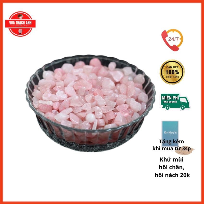 Đá Vụn Phong Thủy Màu Hồng 500g ⚡FREESHIP⚡ Hàng Đẹp, Giá Gốc, Rải Nền Nhà, Chơi Hồ Cá, Chậu Kiểng, Lọc Nước,...