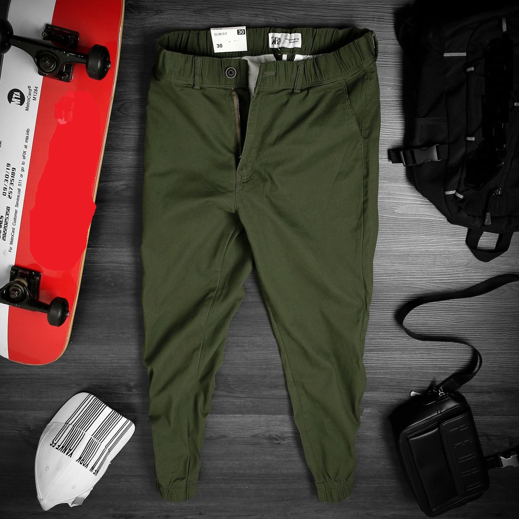 [Mã MASKFEB hoàn 15% đơn 99K tối đa 30K xu] [Mã MASKTITI hoàn 15% đơn 150K tối đa 30K xu] Quần Jogger kaki khoá kéo | BigBuy360 - bigbuy360.vn