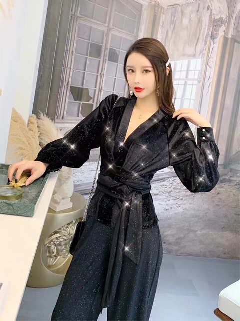 Set nhung lấp lánh sang chảnh