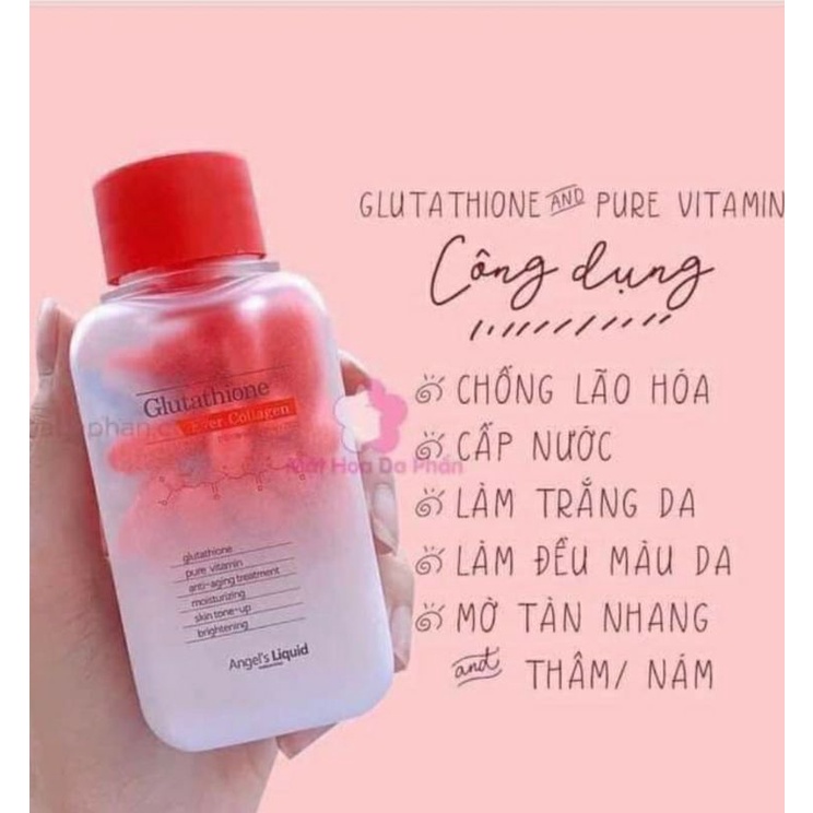 Viên uống trắng da Glutathione Collagen 7 day Angle’s Liquid