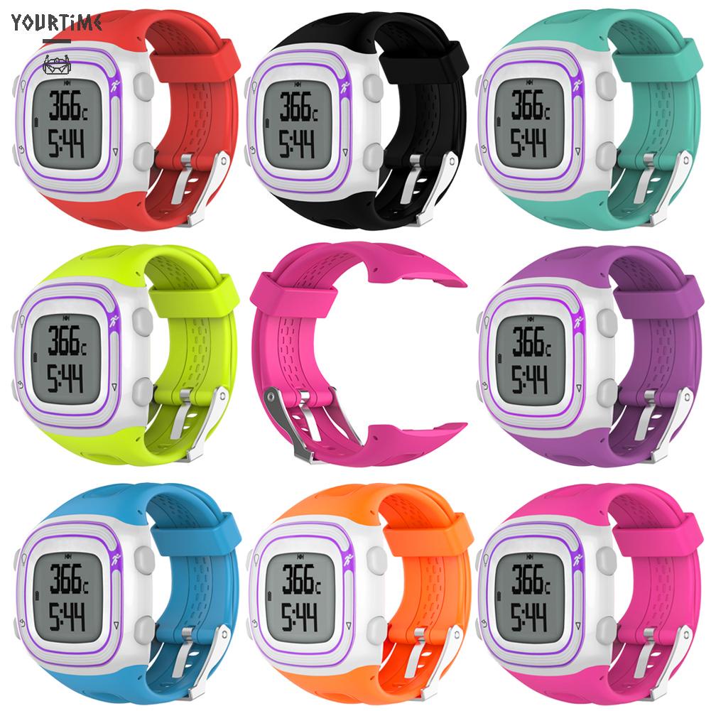 Dây đeo silicon cho đồng hồ thông minh Garmin Forerunner 10/15