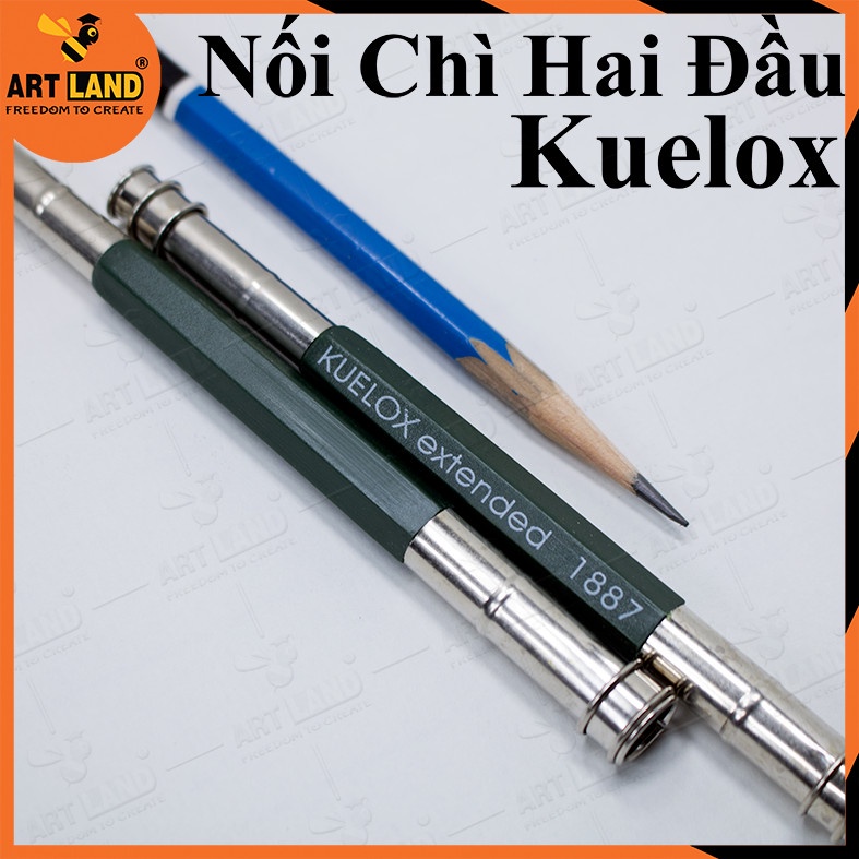 Nối chì 2 đầu  - Thân trơn màu đen và Kuelox 1887 xanh lá