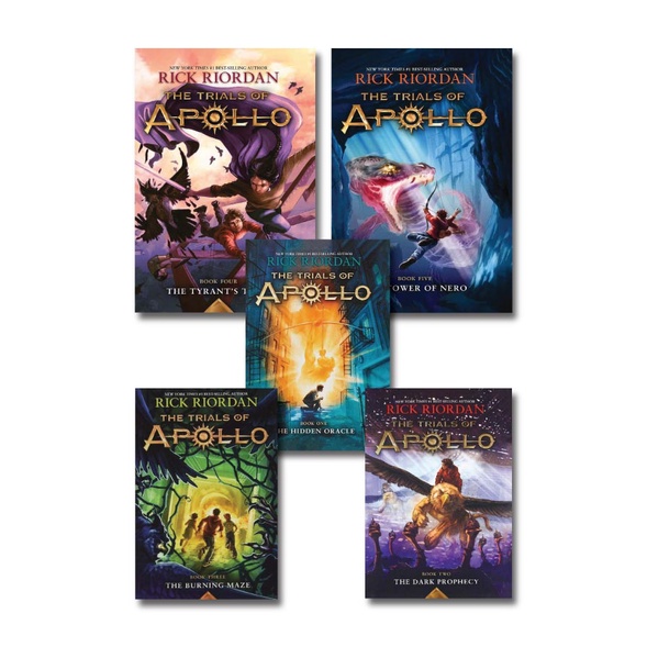 The Trials of Apollo - Rick Riordan - 5q chống lóa bản đẹp