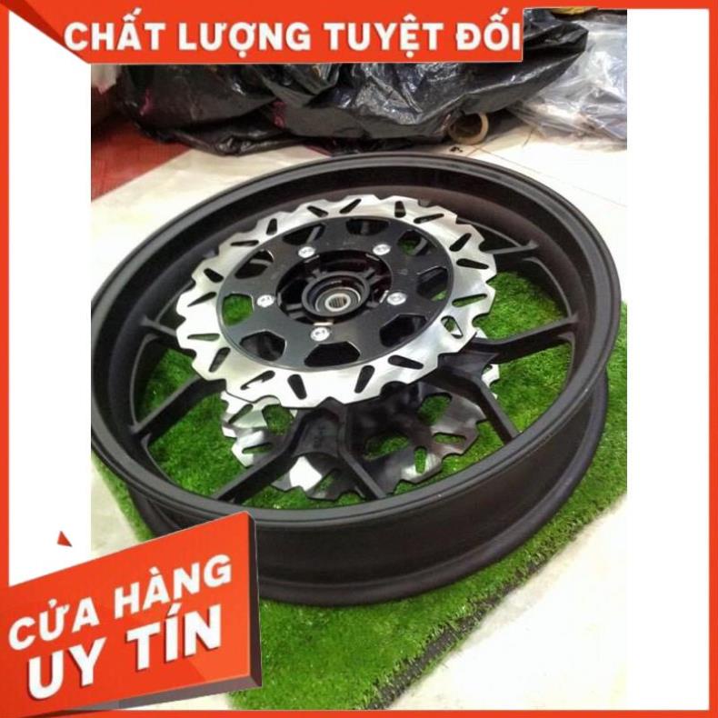Mâm trước độ mẫu nang r3 tfx mt15 xsr 2 đĩa trước 3.5inch sale