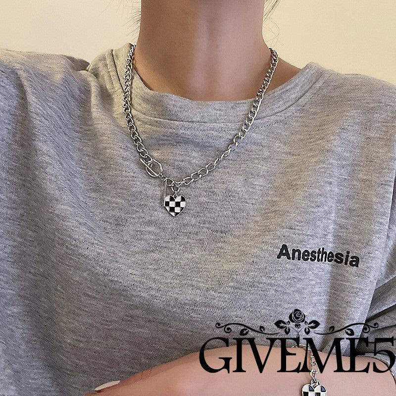 Vòng cổ mặt hình trái tim thời trang cho nữ