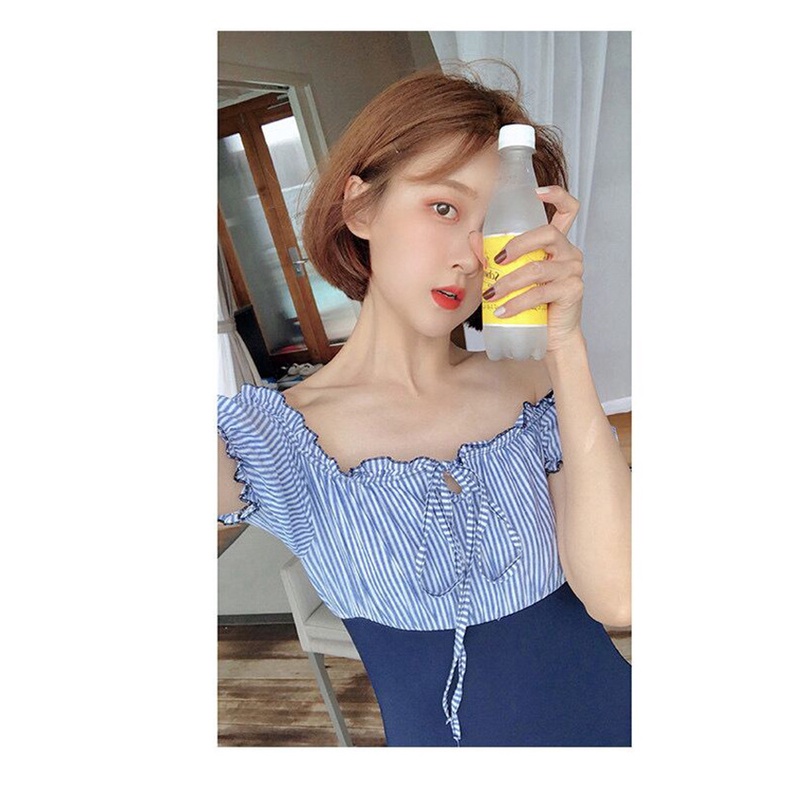 Bộ Đồ Bơi Một Mảnh Chất Liệu Sợi Polyester Mỏng Nhiều Màu Sắc Phong Cách Hàn Quốc Quyến Rũ Cho Nữ | BigBuy360 - bigbuy360.vn