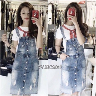 Váy yếm jeans Qc siêu xinh luôn nha 💋💋