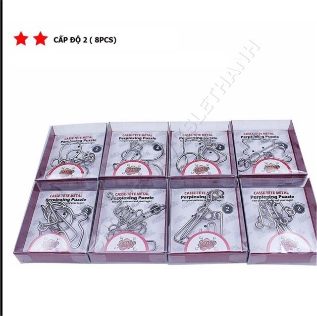 [SALE] TC2⚡Metal Wire Puzzle⚡Đồ chơi trí tuệ cho bé và người lớn⚡1 sản phẩm⚡