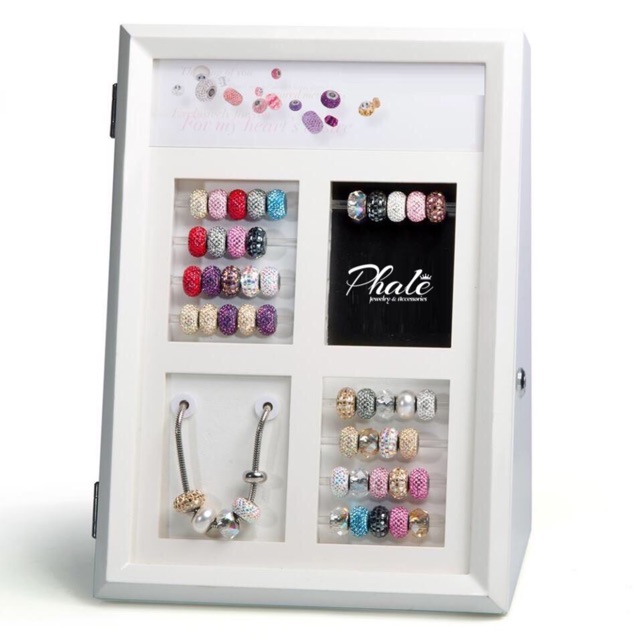 BeCharm Pha Lê Swarovski Trái Tim Đính Đá S14mm