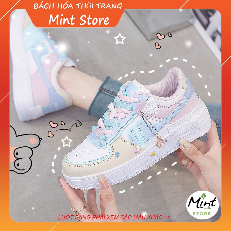 Giày thể thao nữ đẹp, giày sneaker nữ đi chơi phối màu xinh xắn PK 149