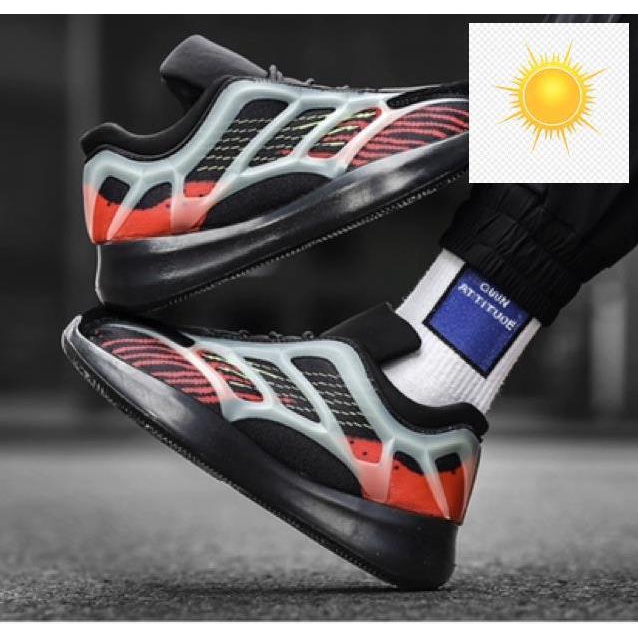 Giày thể thao nam, giày sneaker nam phiên bản mới nhất 2020 dạ quang xanh 1922