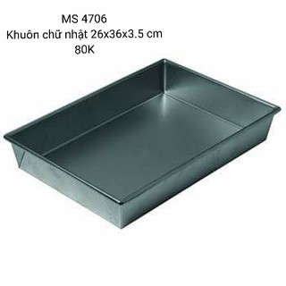 Khuôn chữ nhật làm bánh gato, bánh cuộn