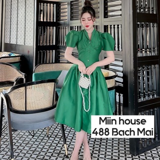 Váy tapta chiết eo xẻ chân