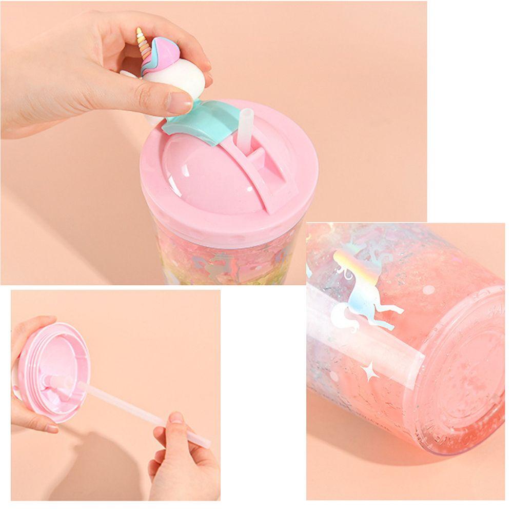 PISTA Bình Nước 450ml Hình Kỳ Lân Dễ Thương