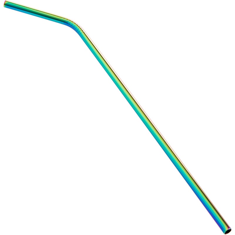 Ống hút - ống hút thìa Inox siêu bền bảo về sức khỏe và môi trường (màu ngẫu nhiên)