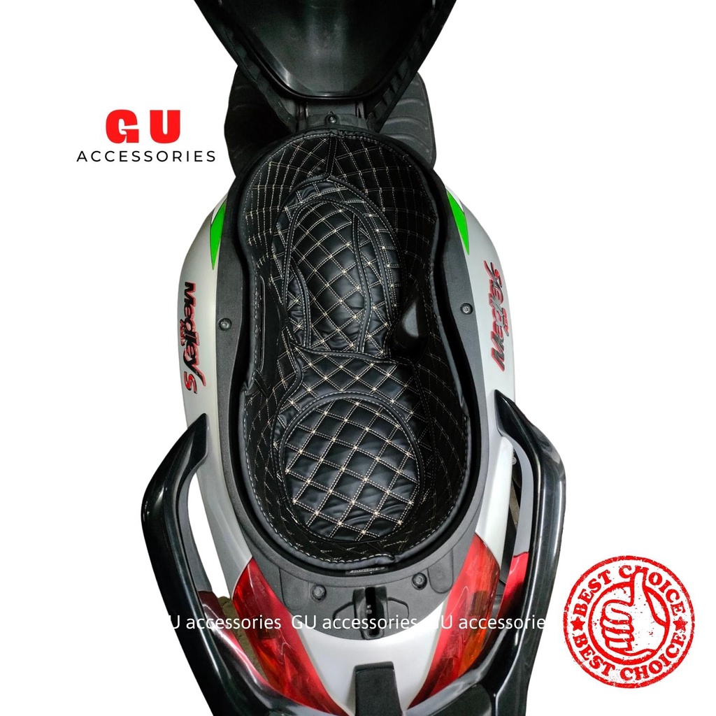 Lót cốp chống nóng dành cho xe máy PIAGGIO MEDLEY thiết kế chất liệu da cao cấp sang trọng có may ngăn túi tiện dụng GU