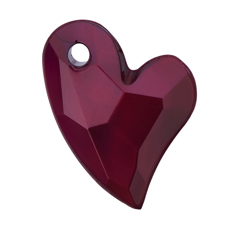 20-50 Mặt Dây Chuyền Acrylic Hình Trái Tim 11x9x4mm: 0.5mm