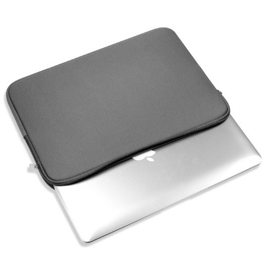 Túi chống sốc Macbook 13 inch (Xám) - Tặng miếng lót chuột