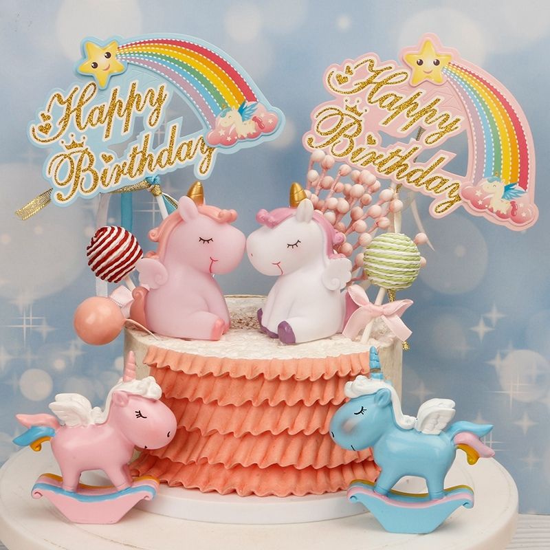 [HÀNG MỚI VỀ] Thẻ cắm Happy birthday siêu đẹp trang trí bánh kem, Topper cake.