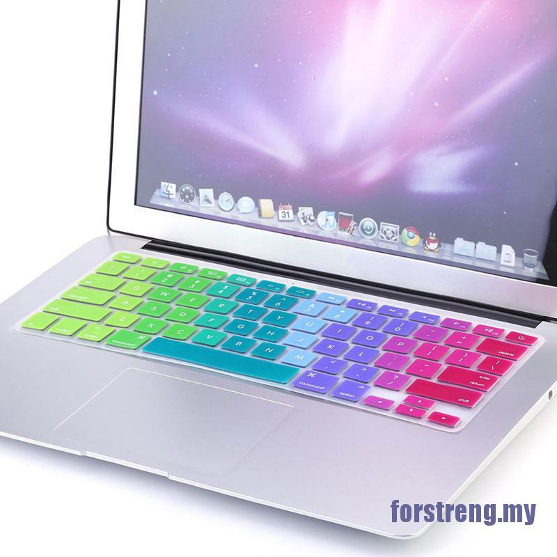 Vỏ Silicone Màu Cầu Vồng Bảo Vệ Bàn Phím Cho Imac Macbook Pro 1