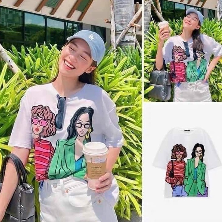 Áo phông nữ form rộng tay lỡ unisex hàn quốc cá tính bigsize đi học thể thao Áo thun nữ forrm rộng tay ngắn cổ tròn đẹp