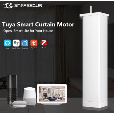 Rèm Tự Động Tuya WIFI Thông Minh Yên Tĩnh Điều Khiển Từ Xa - Điều Khiển Giọng Nói Dụng Cụ Alexa, Google Home, Smart Life