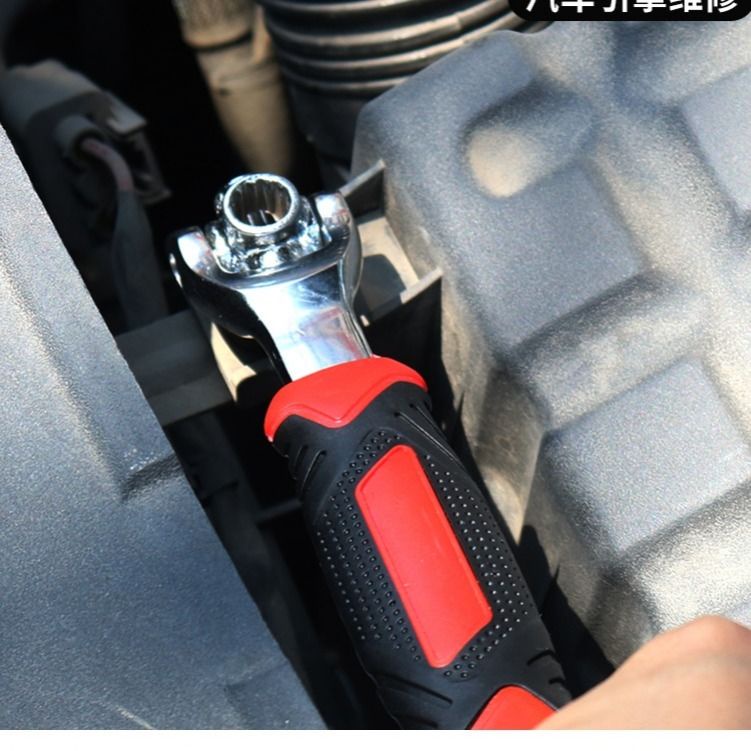 Cờ lê ổ cắm thủ công Đức cờ lê đa năng 8 trong 1 đa năng dụng cụ cờ lê 52 trong 1 có thể điều chỉnh 