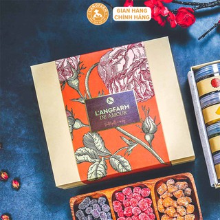 Set quà L'angfarm De Amour Độ ngọt vừa phải. An tâm sức khỏe. Hoàn thiện cao cấp có kèm TÚI GIẤY đi theo