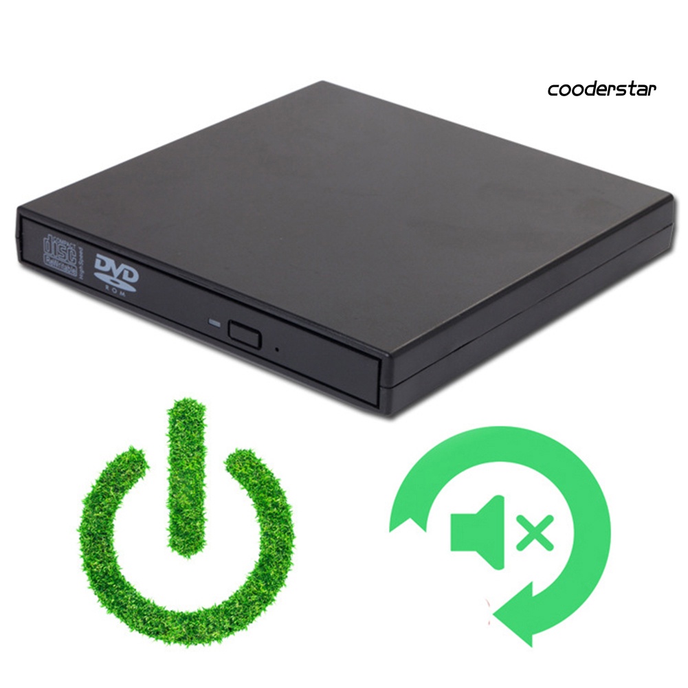 COOD-st Universal External USB DVD Optical Drive 24X CD Recorder Player for PC Laptop