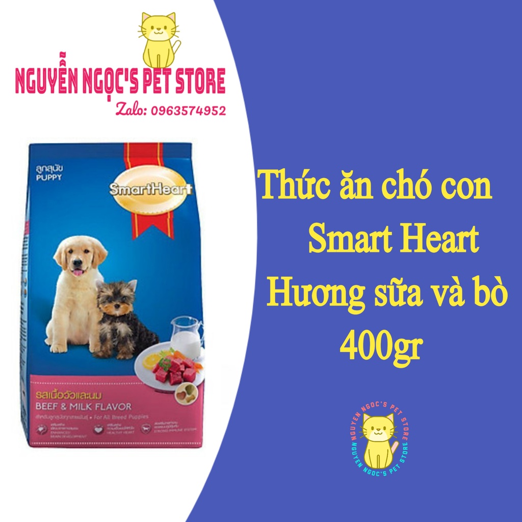 Thức ăn cho chó SmartHeart gói 400gram