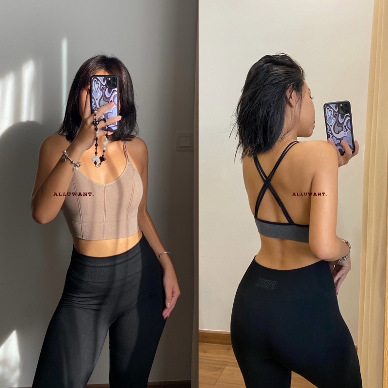 Áo lót Seamless Sports Bra tập gym yoga F21 hàng XK