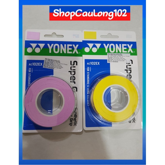 💘Giá Rẻ Số 1 TT💘 Quấn Cán Yonex AC102EX (3in1) 3 Miếng - Hàng Chính Hãng