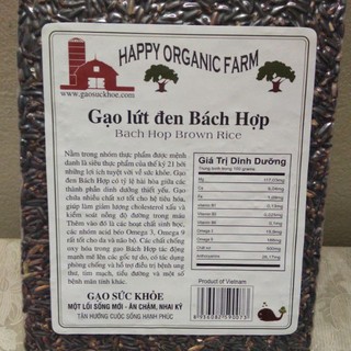 Gạo lứt đen Bách Hợp túi hút ck 1kg