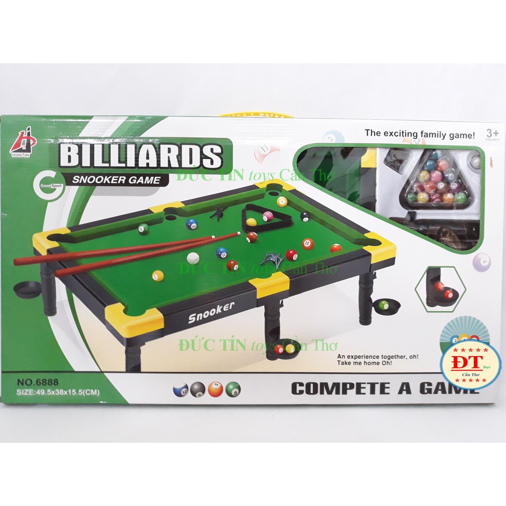 Bàn bi a mini cao cấp cho trẻ em và người lớn,bàn Bi-A Billiards Snooker  Size lớn 15 Bi , Mặt bàn vải Nỉ không bong