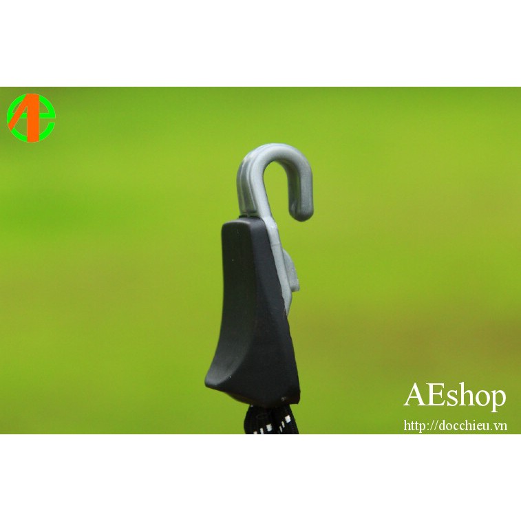 Dây chằng đồ xe đạp 3 in 1 2 móc nhựa