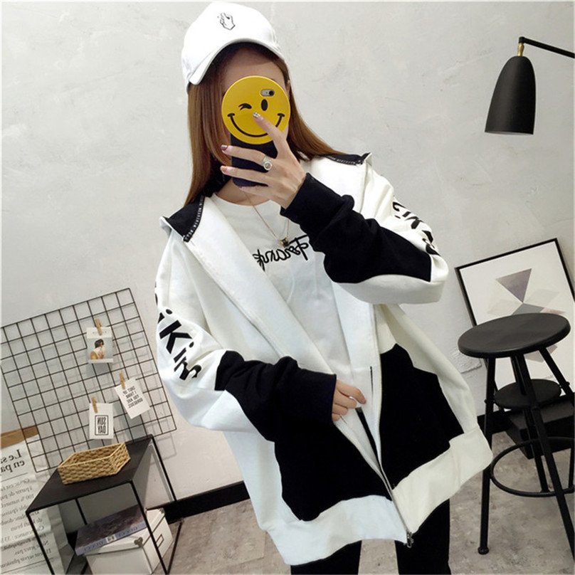 Áo khoác hoodie nữ form rộng Maysikim | BigBuy360 - bigbuy360.vn