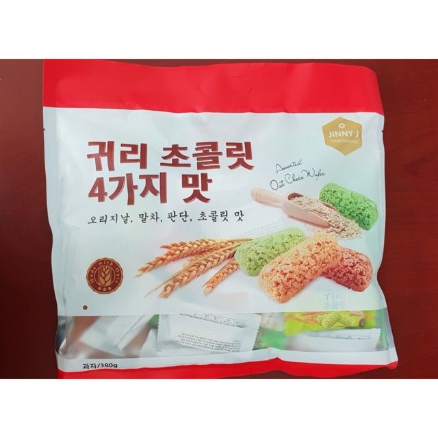 Bánh yến mạch Hàn Quốc mix vị siêu ngon 380g