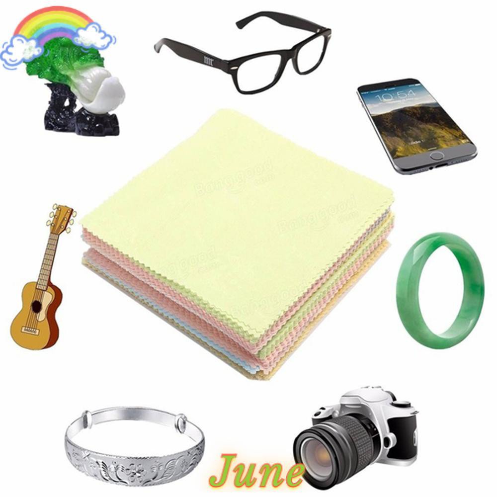 JUNE 10PCS Tool Cleaning Cloth Phone Screen Wipe Len Eyeglasses New Household Camera Multi-color Microfiber