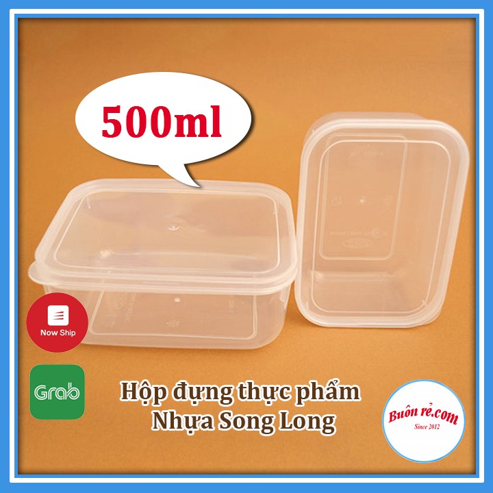 Hộp nhựa đựng thực phẩm 500ml Song Long 2288-3 – Bộ lạnh bầu tách lẻ 01102