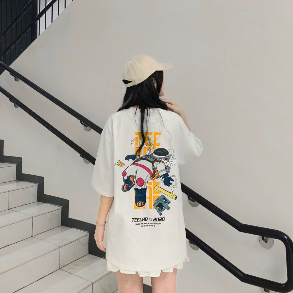 Áo Thun Tici Tay Lỡ Teelab Hà Nội Trà Đá ATC06