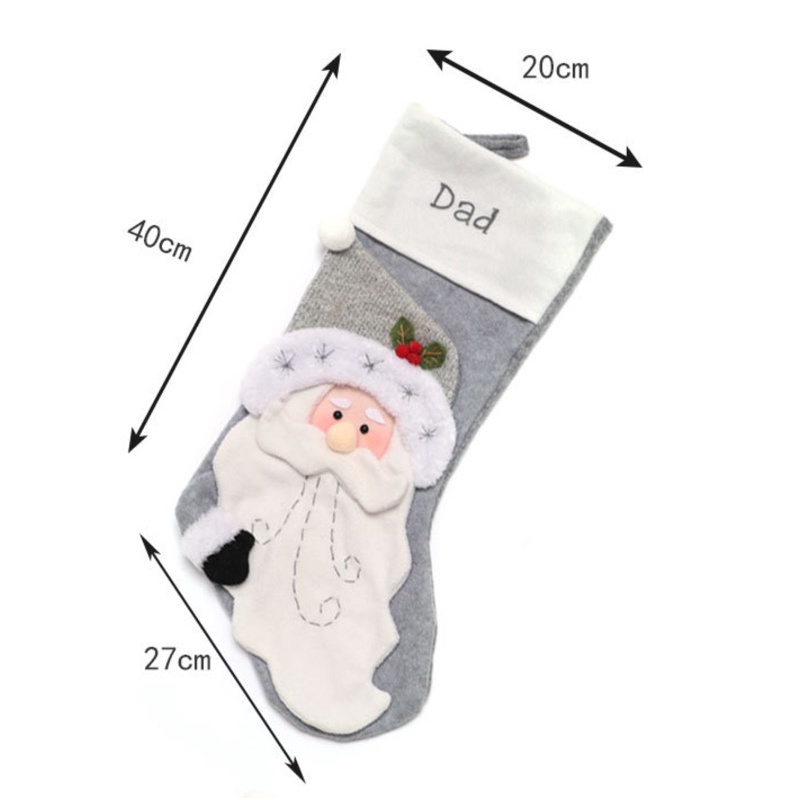 Tất , Vớ Đựng Quà In Tên Và Họa Tiết Giáng Sinh Theo Yêu Cầu Siêu Dễ Thương- Gift , Stocks For Christmas