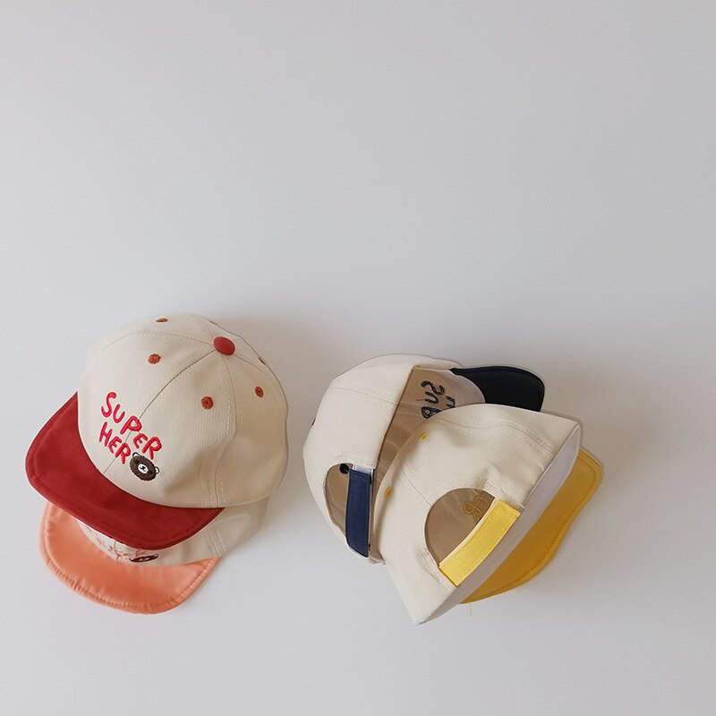 Mũ Lưỡi Trai Vải Cotton Mềm Thời Trang Xuân Hè Cho Bé