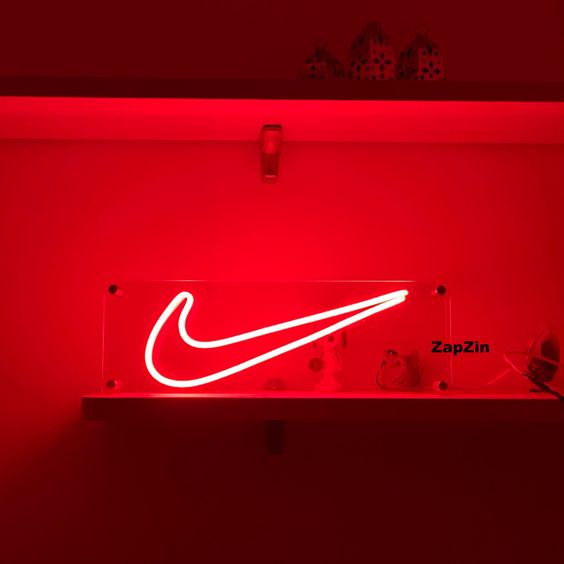 Đèn Led Neon Sign Logo Nike Trang Trí Phòng Ngủ, Cửa Hàng - Tùy Chọn Kích Thước Và Màu Sắc.