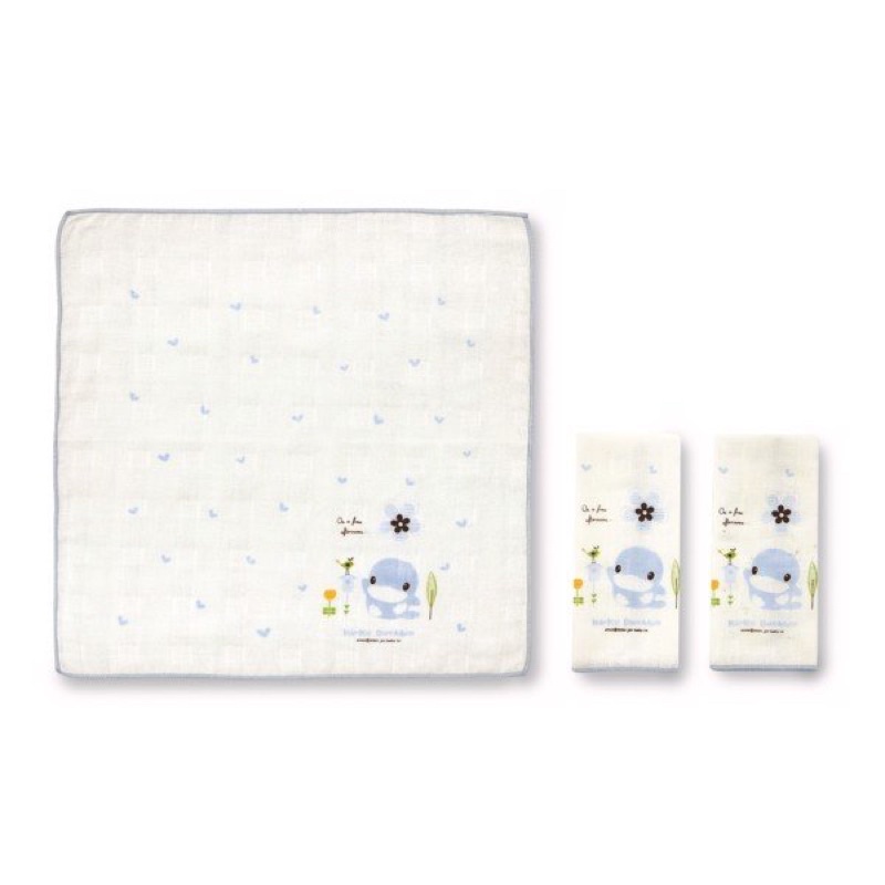 Set 3 Khăn Cotton Cho Bé 30x30cm KUKU Duckbill KU2383