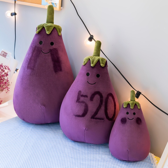 Chúng tôi là quả cà nhồi bông chất vải đặc biệt có thể tạo nét dễ thương kích thước 25-45-55-75cm